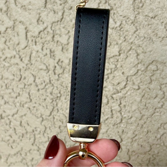 Adorable Black & Red Minnie Leather Keychain/Bag Charm - Picture 6 of 6